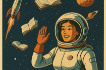 Dominique et la Grande Odyssée Galactique du Bateau Livre !