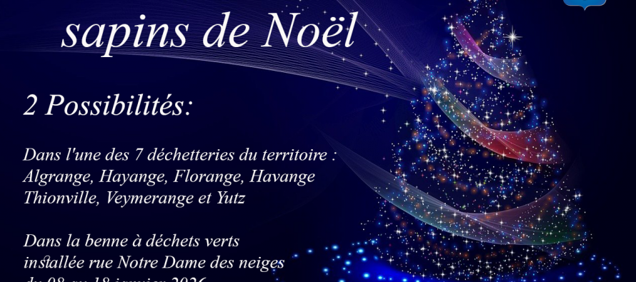 Collecte des Sapins (08-18/01/2026)