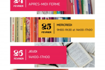 Changement d’horaires – Le Bateau Livre