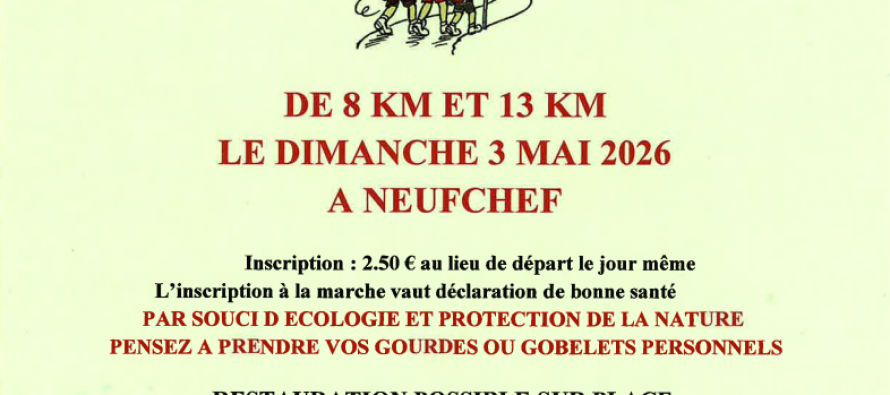 LA GRANDE MARCHE de Neufchef ! (03/05)