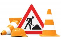 Travaux sur la route blanche